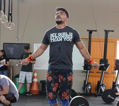 Lead author Ramires Tibana doing a CrossFit workout. (Image: Ramires Tibana)